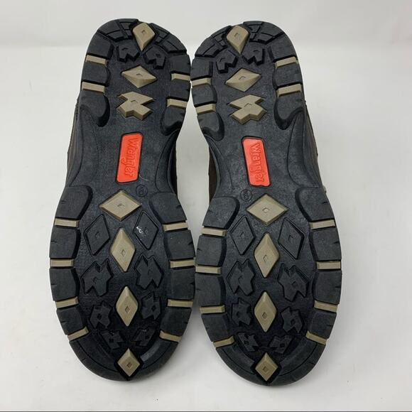 Wrangler Kyson Lace Up Mid Hiking Work Boot Brown Mens Size 9 - Picture 7 of 8